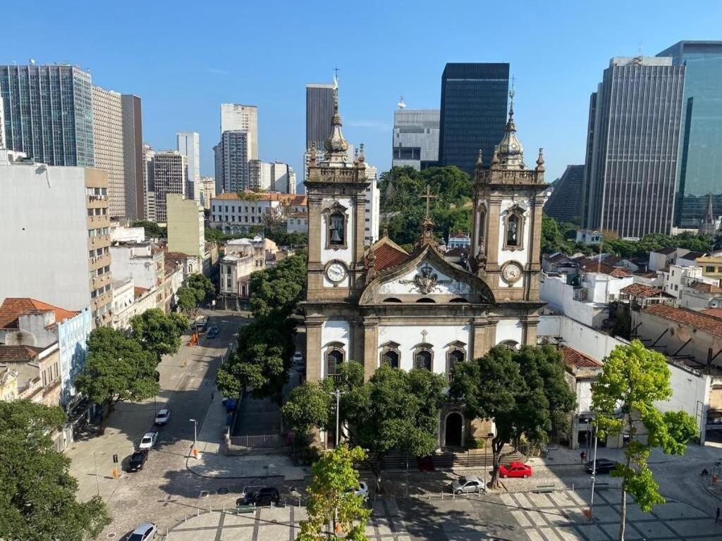 Centro Historico: Vista Praca Igreja E Cristo Novo Apartment Rio de Janeiro Luaran gambar